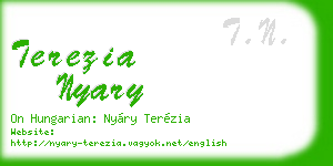 terezia nyary business card