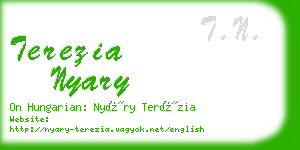 terezia nyary business card